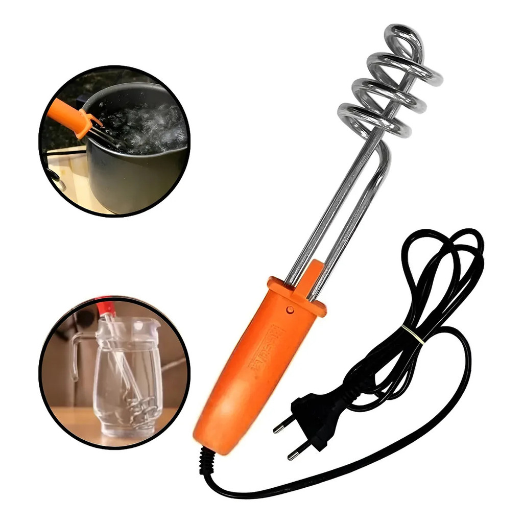 Aquecedor Água Elétrico Portátil Rabo Quente 2000w 127v