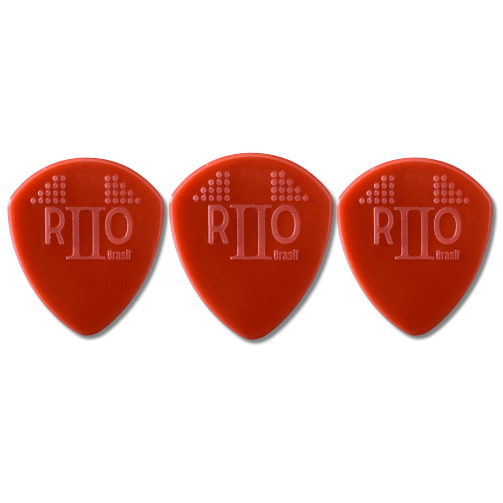 Kit 3 Palheta Rio II Vermelho 1,16mm Ponta Standard R 23-029 Bori