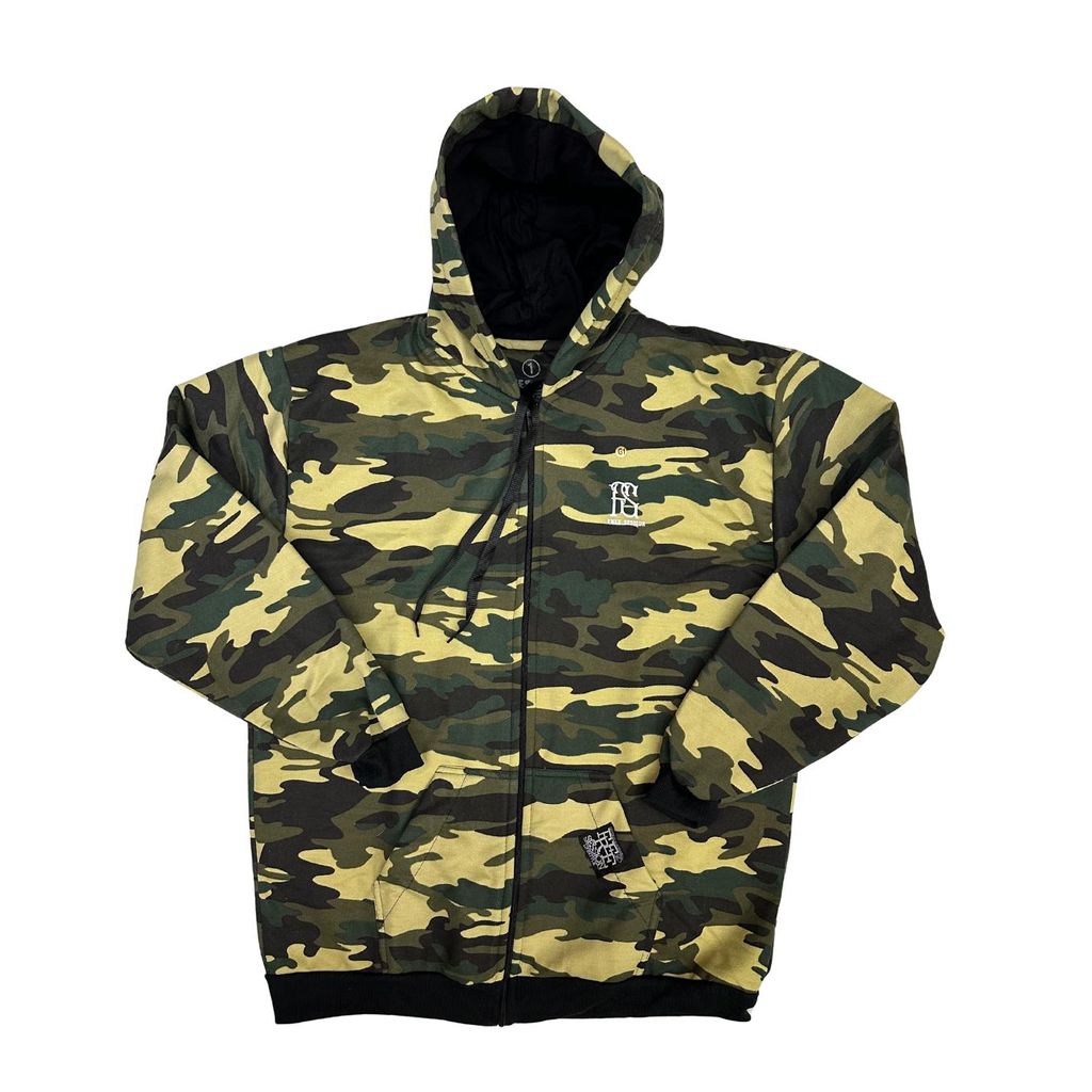 Blusa de Moletom Plus Size forrado - Camuflada| Free Session