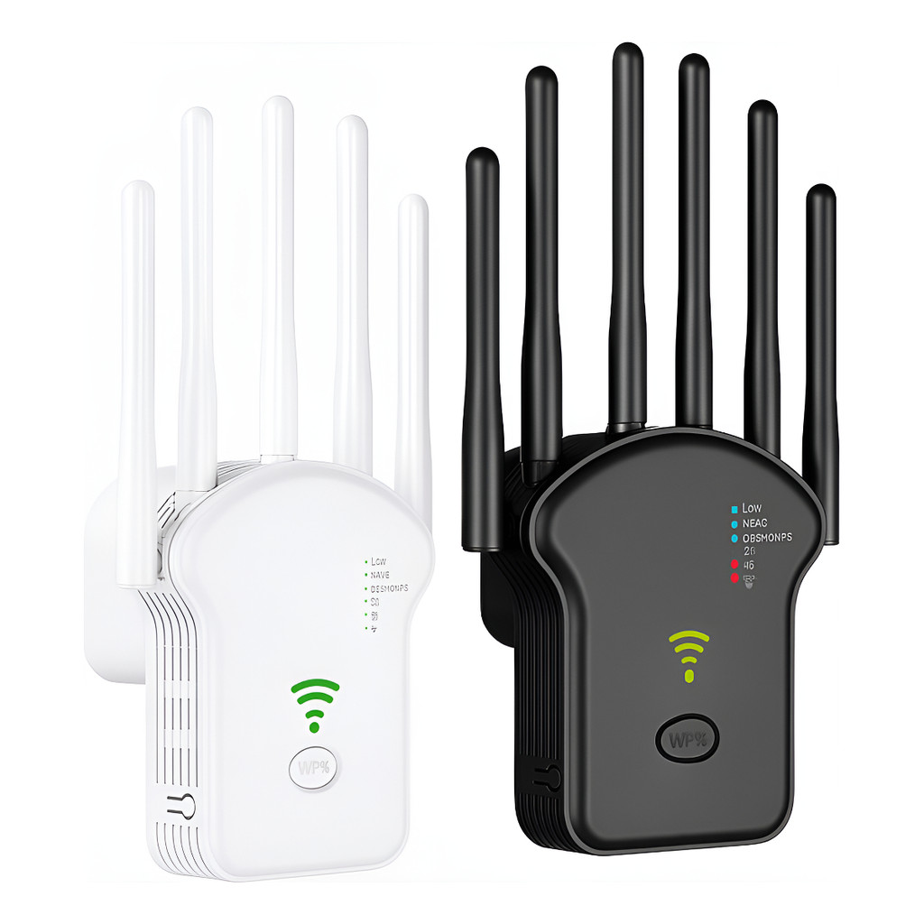 Repetidor Wifi 6 Antenas Sinal Potente Longo Alcance 3 Em 1
