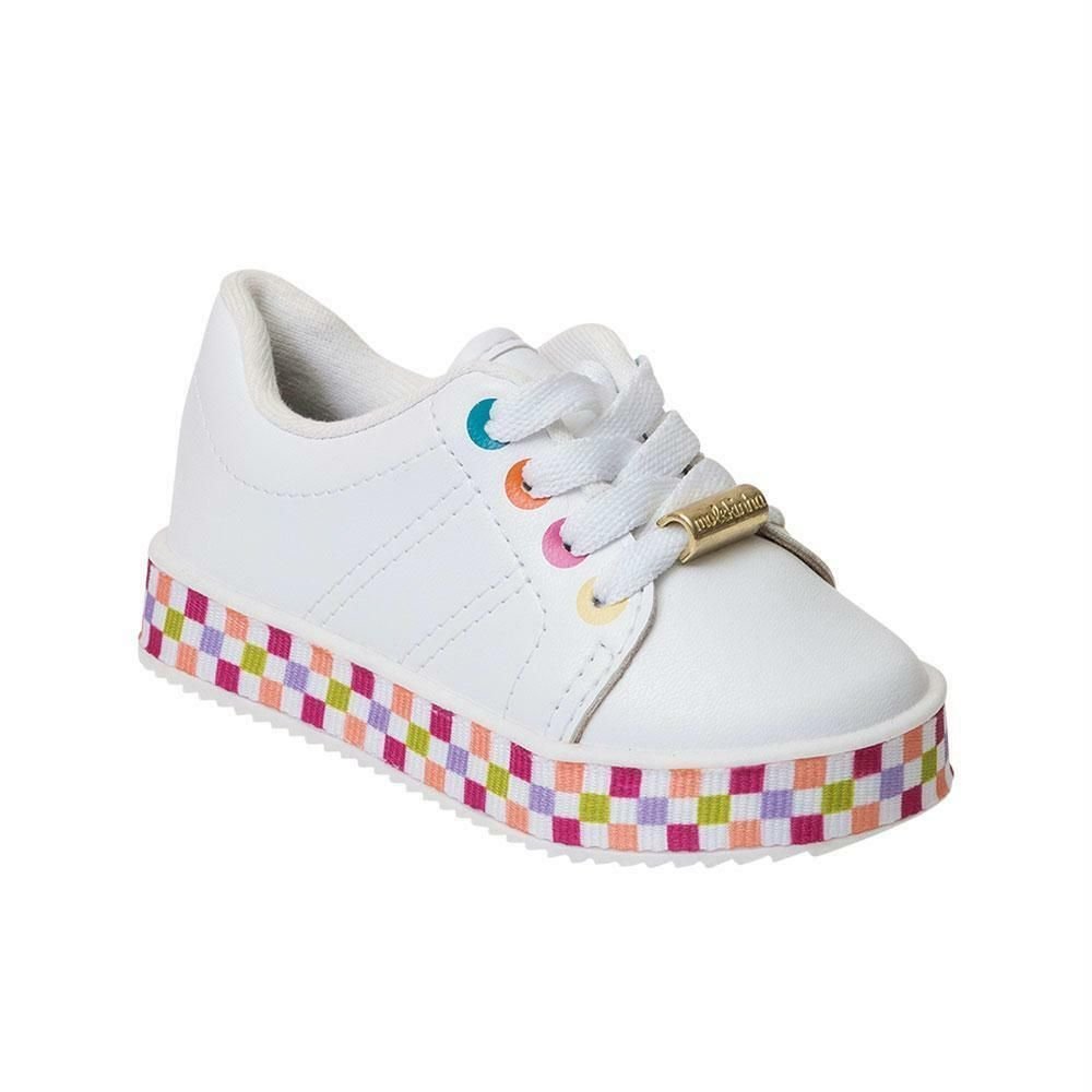Tênis Sintético Branco Molekinha em Oferta na Shopee