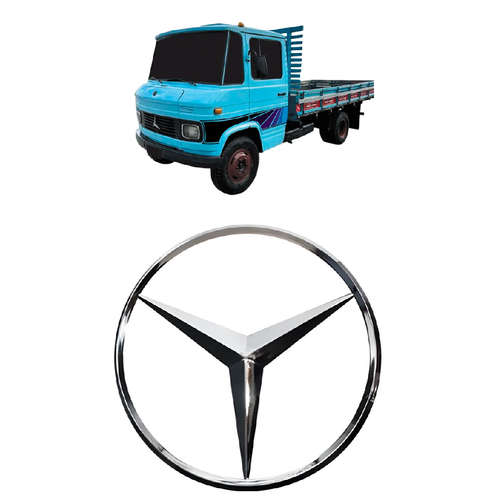 Estrela Mercedes Cromada Grade Mb 608 708 1113 1313 1513