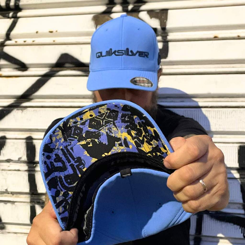 Boné Quiksilver Flexfit Emb Type Heritage Regal Regata M