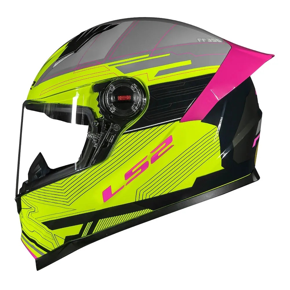 CAPACETE MOTO ORIGINAL LS2 FF358 S DIGITAL PRETO AMARELO em Oferta na Shopee