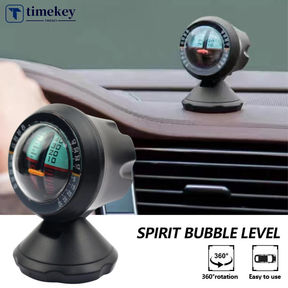 TIMEKEY Multifuncional Carro Inclinação Inclinômetro Nível Indicador De Medidor Gradiente Balanceador Para Acampamento A