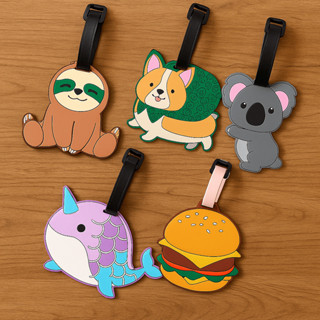 Etiqueta de Bagagem Tag de Mala Identificador Viagem Mochila Plástico Silicone Acessório Bagagen em Oferta na Shopee