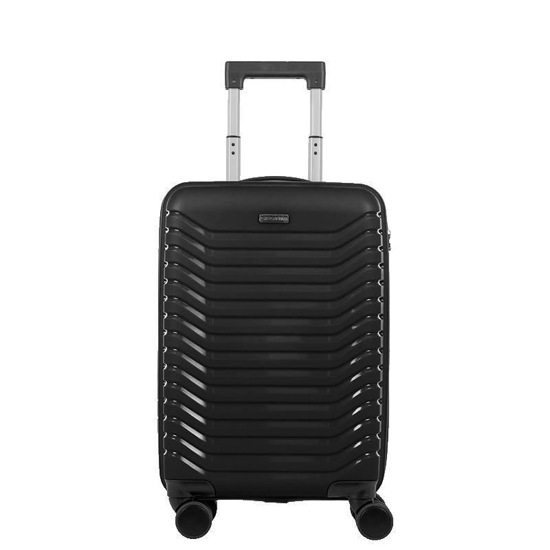 Mala Bordo em Polipropileno com Rodas 360º PP Basic - Preto em Oferta na Shopee