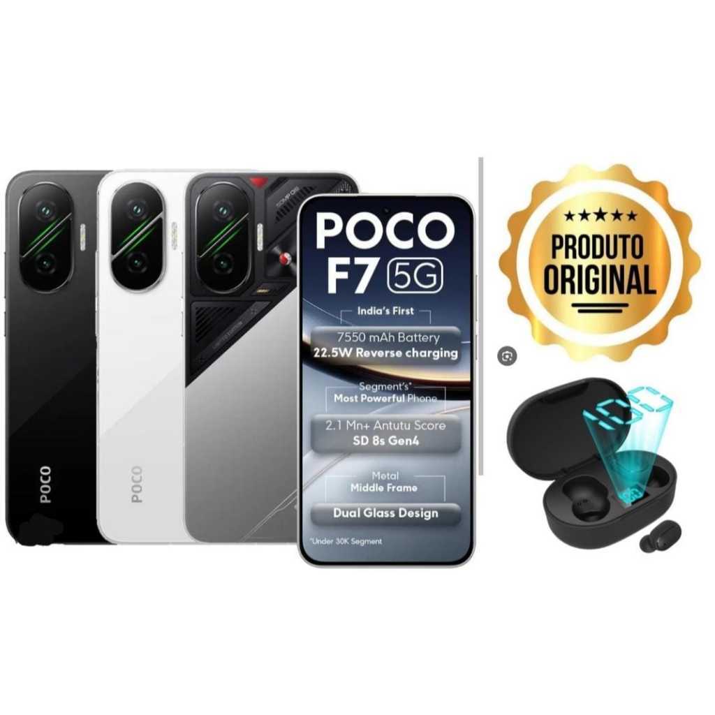 Xiaomi Poco F7 512 GB 12 RAM GLOBAL + FONE DE BRINDE + NOTA FISCAL