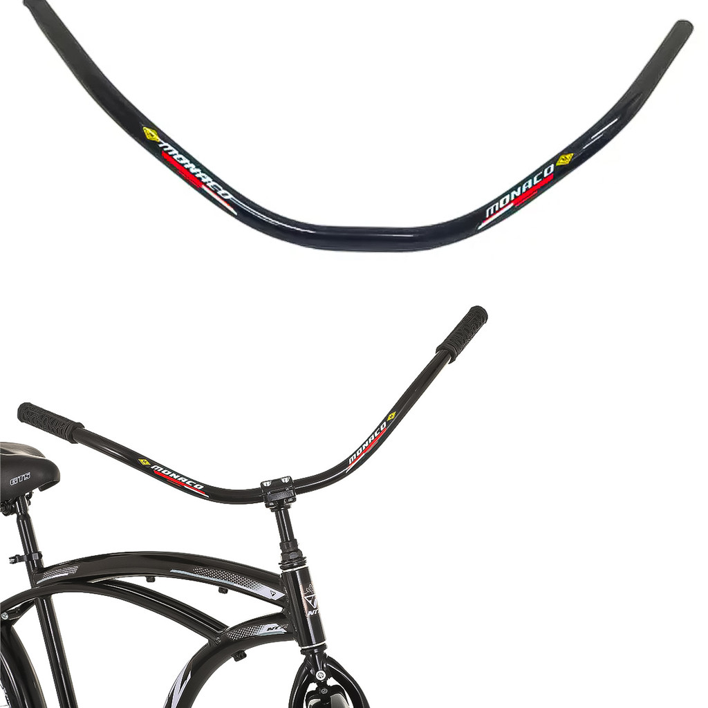 Guidão Beach Bicicleta Caiçara Alumínio Mônaco Conforto Bike Praiana Retro