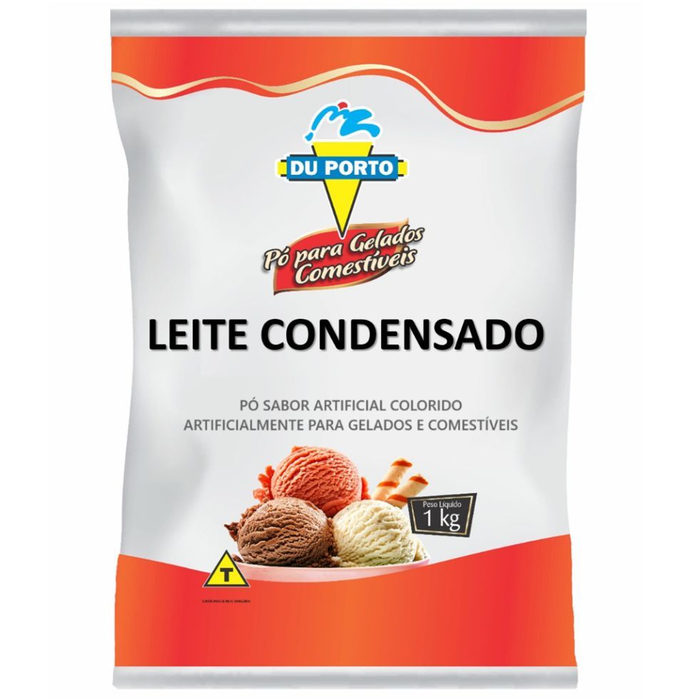 Base para Sorvete sabor Leite Condensado 1kg Du Porto