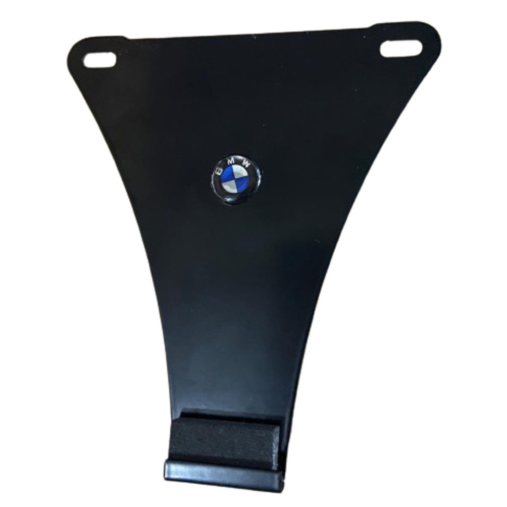 Suporte de Placa Inquebrável Preto Bmw Titan Cb300 Xre Twister G76 Diversas Motos Universal 8740 — imagem 2 de 2