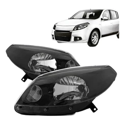 Par Farol Sandero 2012 2013 2014 Manual Máscara Negra