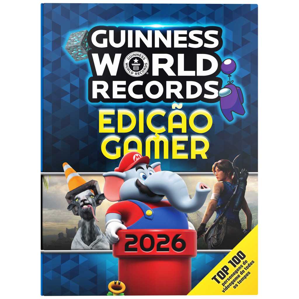 Guinness World Records Edição Gamer 2026 - Livro novo PS