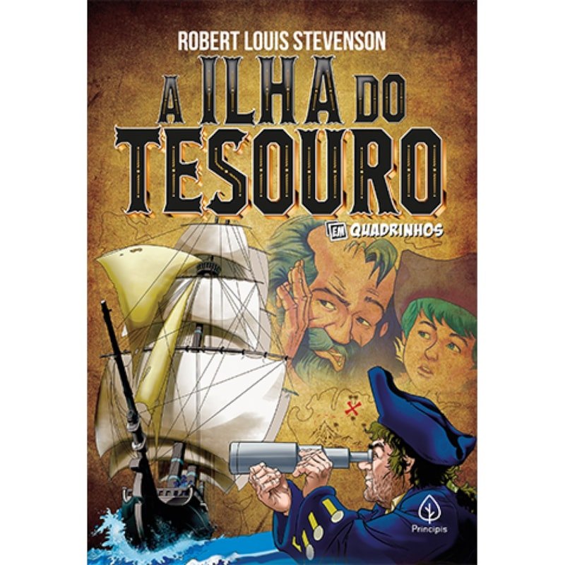 A Ilha do Tesouro | Em Quadrinhos em Oferta na Shopee
