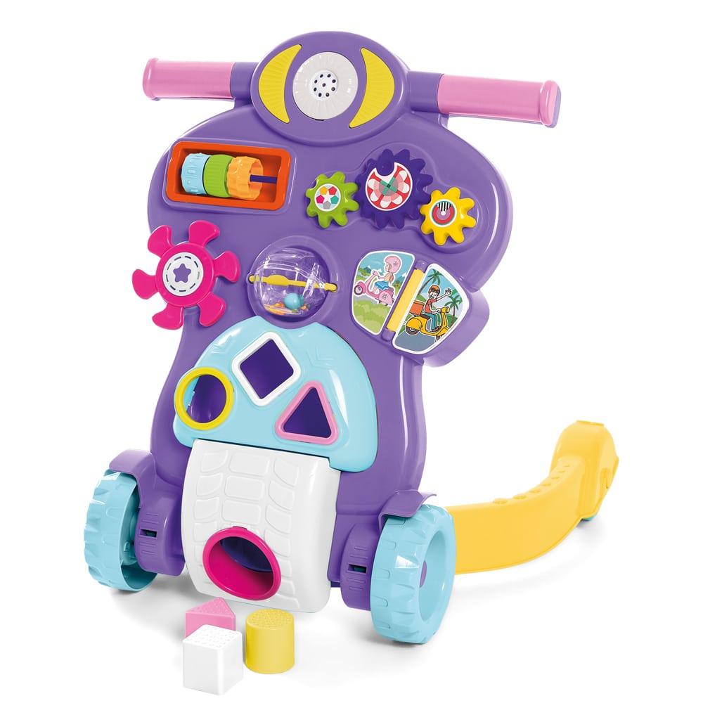 ANDADOR EMPURRADOR INFANTIL MUSICAL DIDÁTICO EDUCATIVO