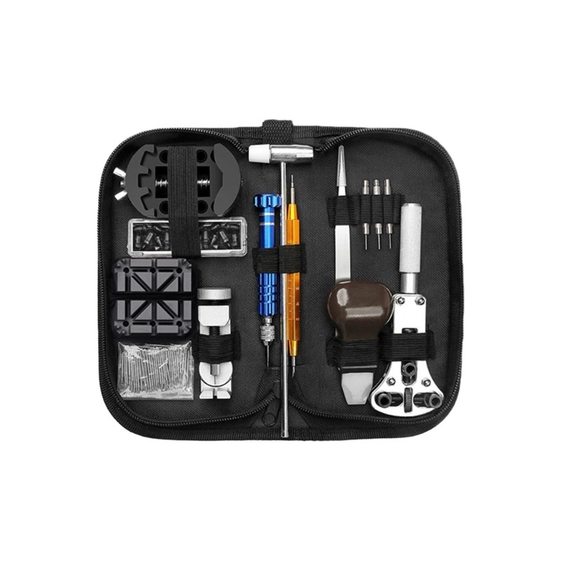 Ace 138Pcs Conjunto De Ferramentas De Relojoeiro Mecânico Reparação Eletrônica Design Ergonômico Essencial Com Bolsa De