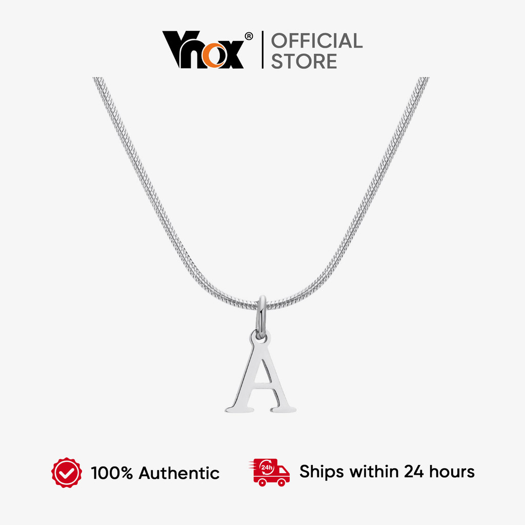 Vnox Prata Quadrado Cobra Carta Colar Código Minimalista Pingente De Aço Inoxidável Jóias Luxo Camadas Diárias Essencial em Oferta na Shopee