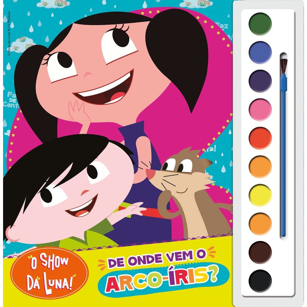 O Show da Luna | De Onde Vem o Arco-íris? | Livro Aquarela em Oferta na Shopee