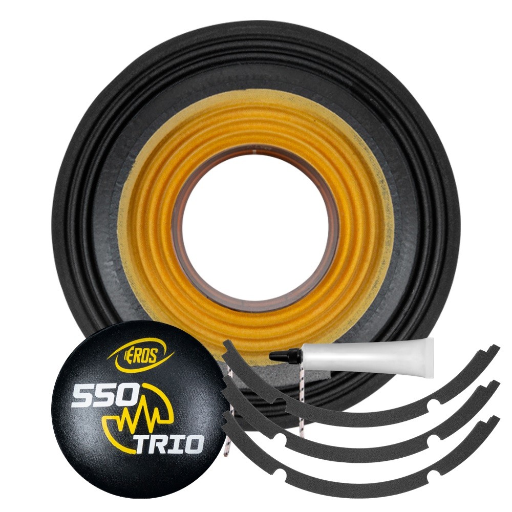 KIT REPARO ALTO FALANTE EROS 550 TRIO 10 POLEGADAS ORIGINAL