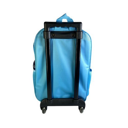 ️Mochila Escolar Infantil Rodinhas Carrinho Resistente Leve Colorida
