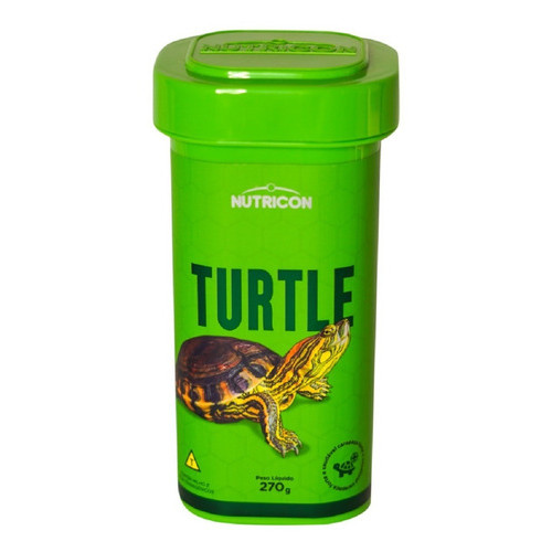 Ração Turtle 270g Nutricon  Tartaruga Sticks