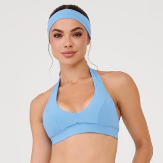 Top Frente Única Azul Poliamida Soft em Oferta na Shopee
