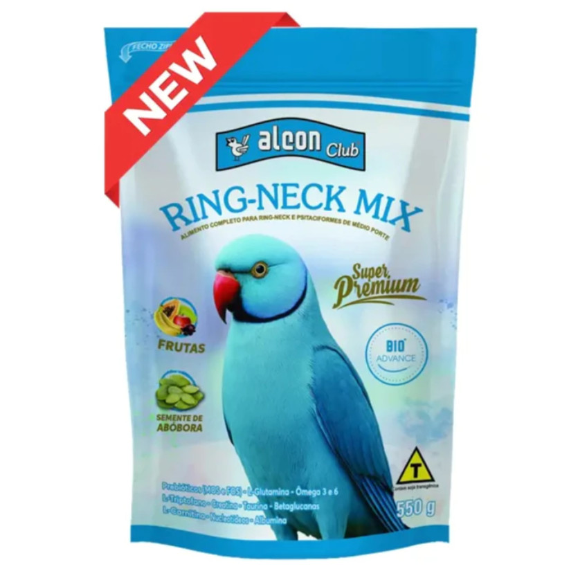 Alcon Club Alimento Completo Ring-neck Mix Com Frutas 550g