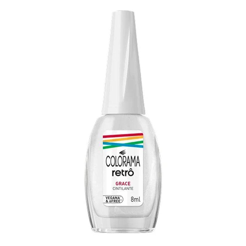 Esmalte Cintilante Colorama Retrô Grace 8ml em Oferta na Shopee