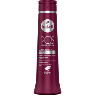 Condicionador Pós-Progressiva 500ml Haskell | Alinhamento, Brilho e Efeito Prolongado da Escova em Oferta na Shopee