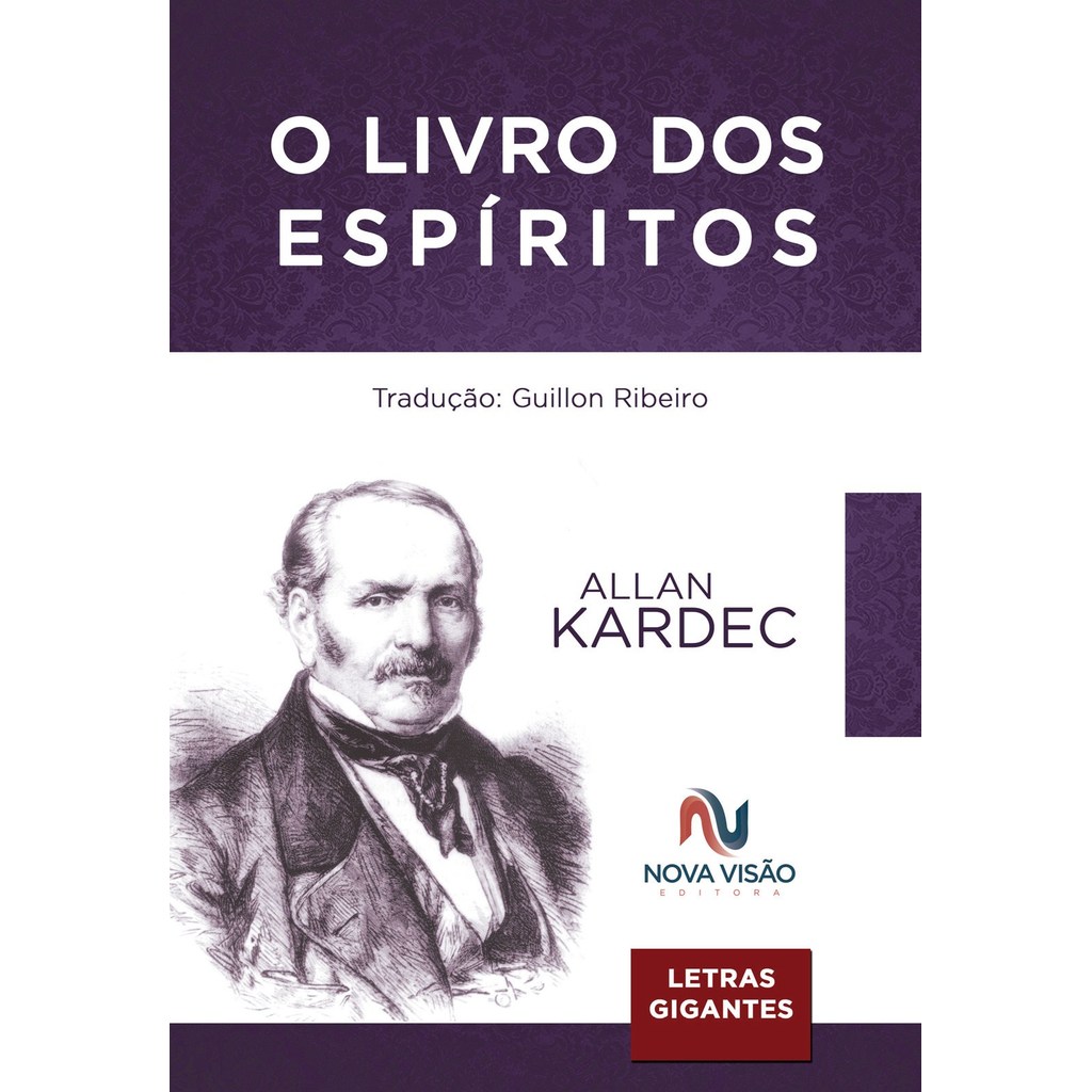 Livro O livro dos espíritos - letras gigantes - Livros Sorocaba