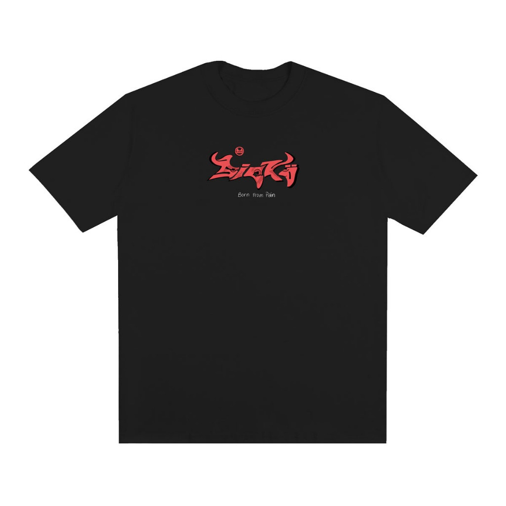 [Camiseta Premium em Algodão Puro]GXG Camiseta Streetwear SICKO BORN Estampada Camiseta Oversized Algodão
