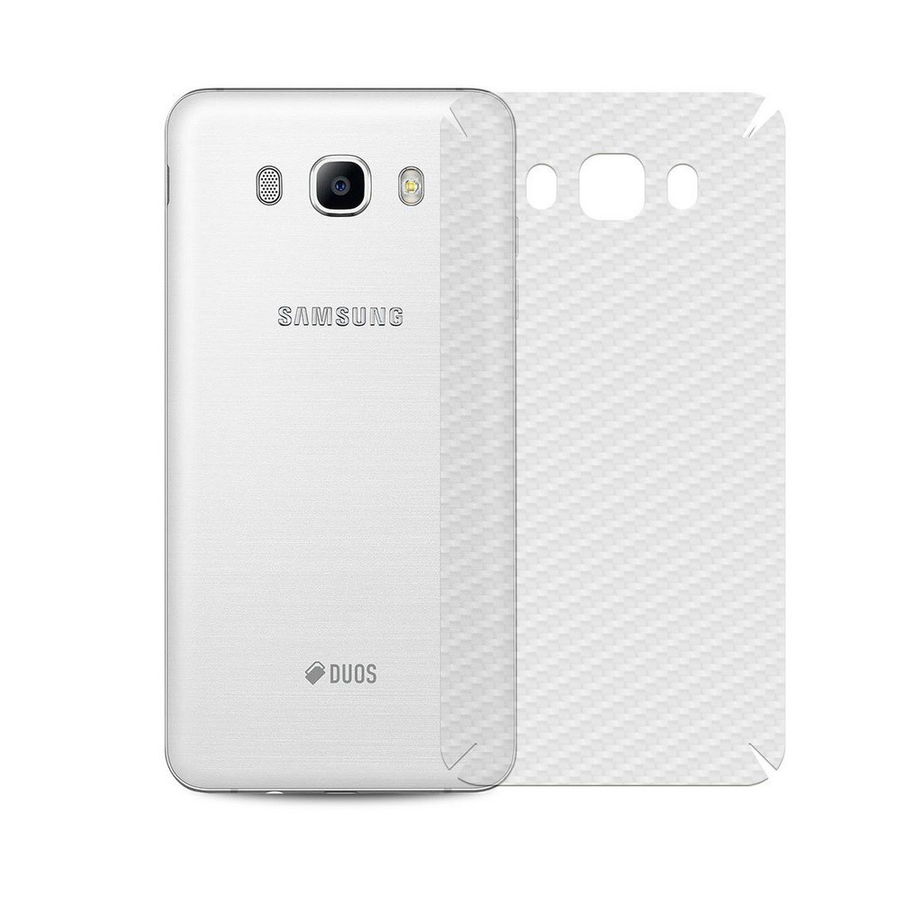 Película Traseira de Fibra de Carbono Transparente para  Samsung Galaxy J5 Metal