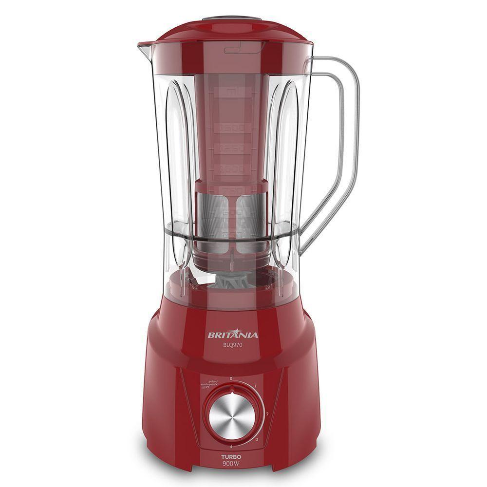 Liquidificador Britânia BLQ970 Turbo 900W 2,6L 220V