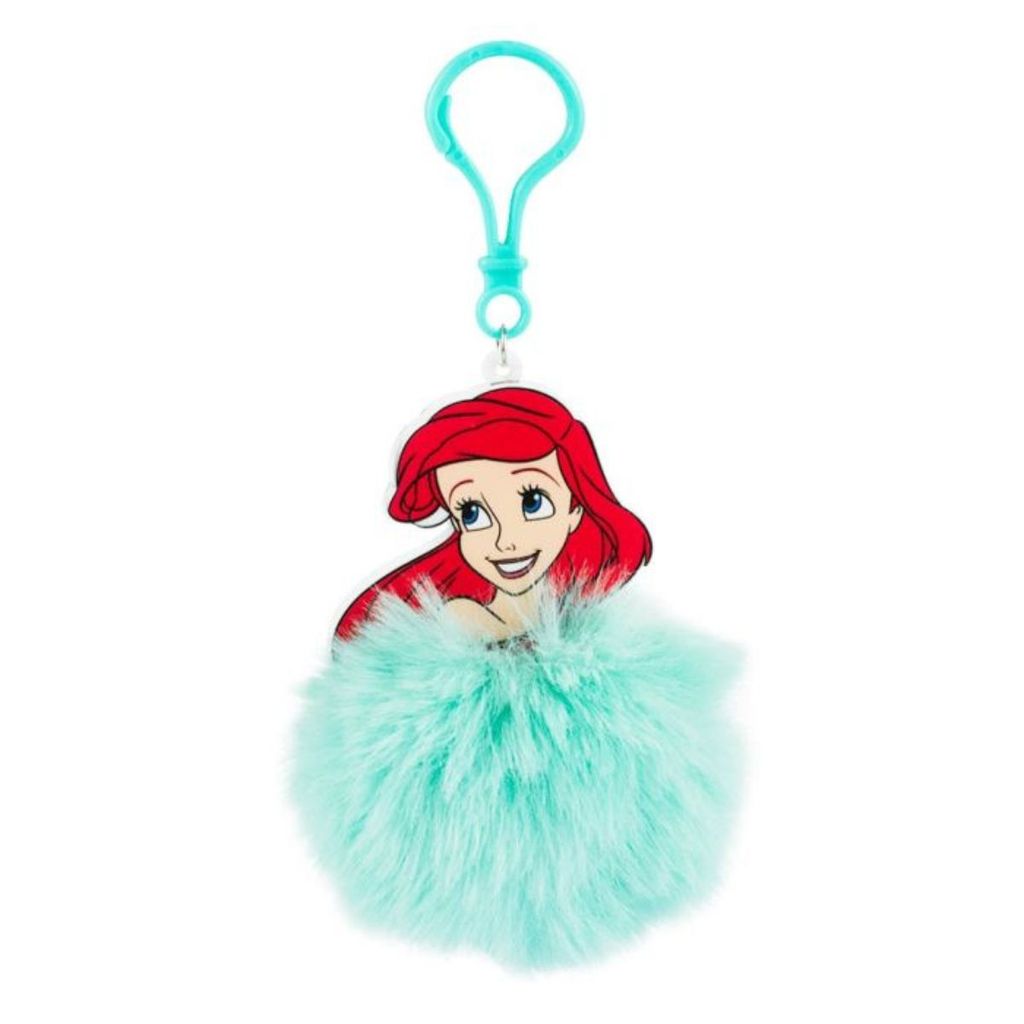 Chaveiro Verde Pom Pom Princesa Ariel A Pequena Sereia 10cm