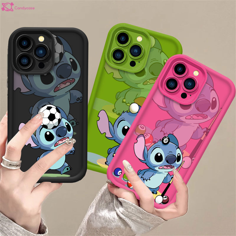 Capa Para Samsung A17 A07 A56 A36 A55 A54 A16 A15 A14 A05S A51 A52 A34 A35 A32 A13 SoftCase Esporte StitchCandy