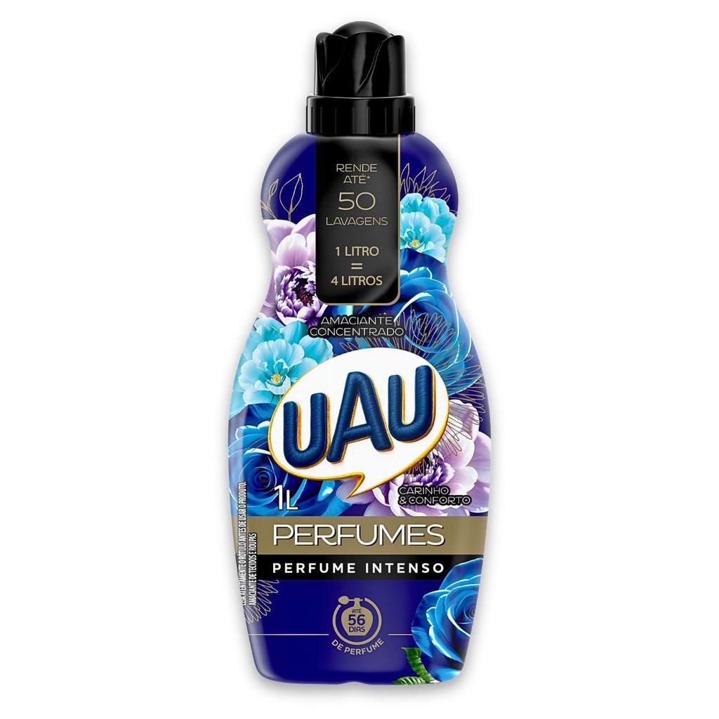 Amaciante 1L Concentrado Perfumes UAU Carinho e Conforto