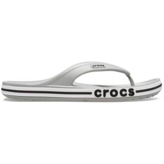 Chinelo Crocs Bayaband Flip LIGHT GREY em Oferta na Shopee