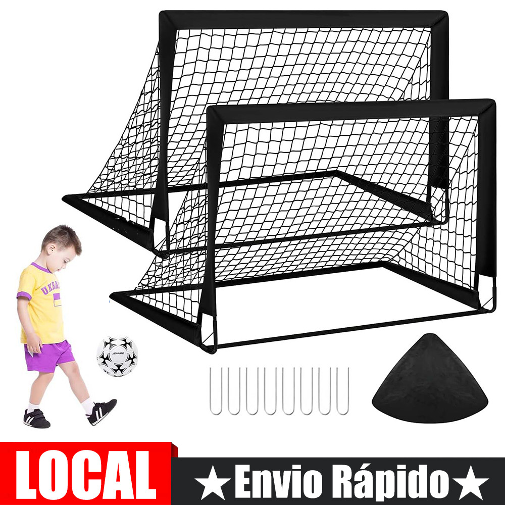 Conjunto de gol de treinamento de futebol treinamento de futebol tênis gol de futebol pequeno treinamento rede de futebo