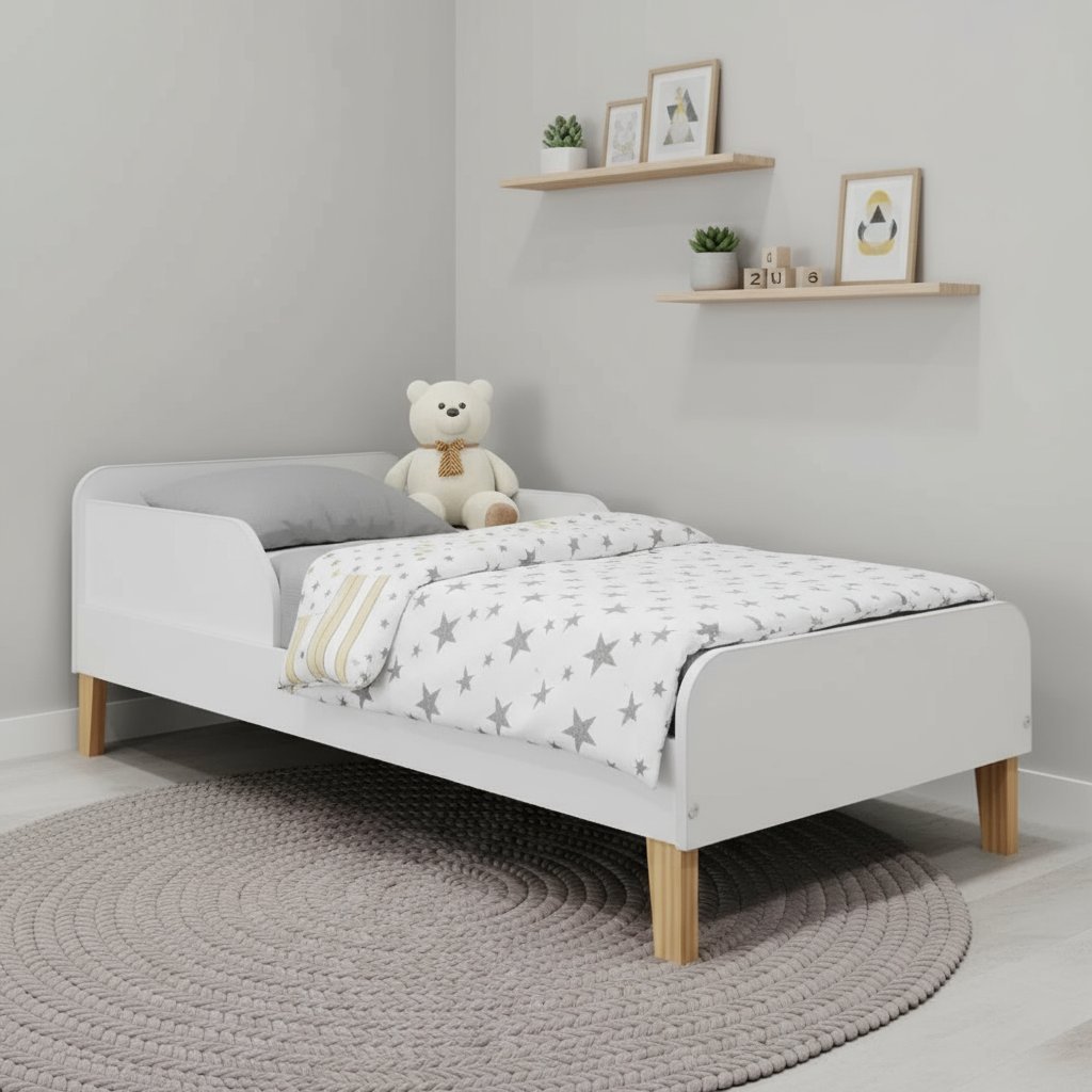 Cama Infantil Solteiro Montessori  Branco