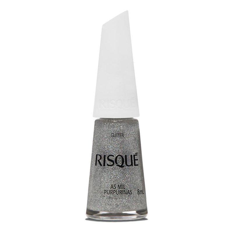 Esmalte Glitter Risqué As Mil Purpurinas 8ml em Oferta na Shopee