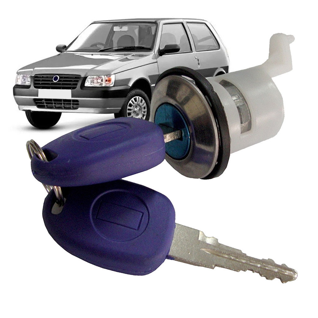 Cilindro Miolo com Chave Porta Esquerda Uno 2 Portas 2004 2005 2006 2007 2008 2009 2010 2011 2012 2013 em Oferta na Shopee