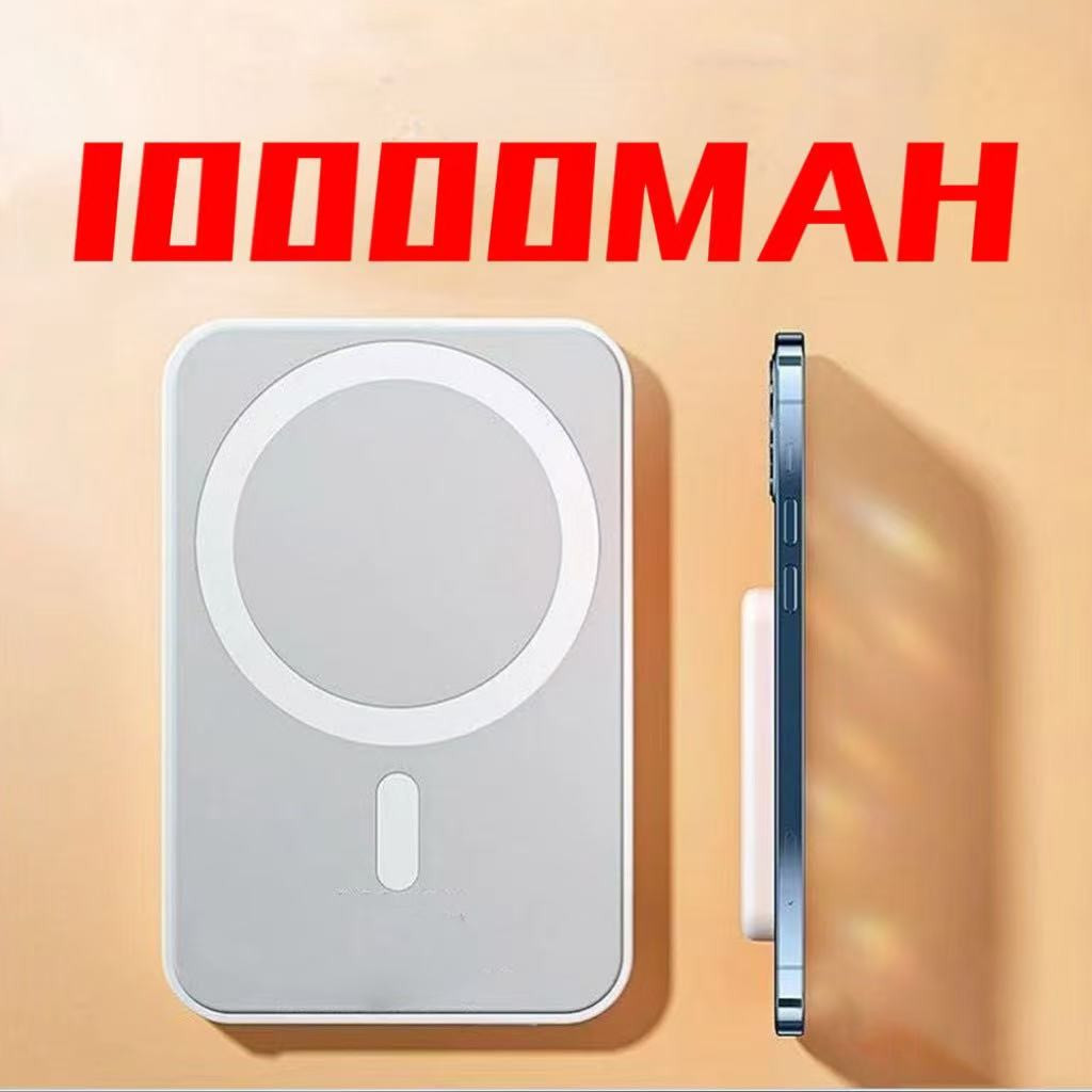 Power Bank Sem Fio MagSafe 5000/10000mAh 15W Carregamento Rápido Compatível com iPhone