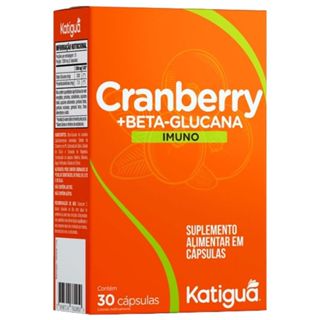 Cranberry + Beta-Glucana - 30 Cápsulas - Katiguá em Oferta na Shopee