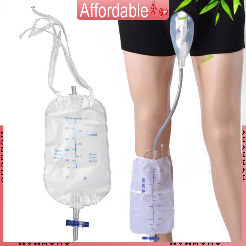 AH Reutilizável Masculino Mictório Saco Silicone Funil Coletor Cateter Wearable Urina Incontinência