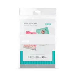 Papel Fotográfico Semibrilho Textura Linho - Mimo - 200 g - A4 - 10 Fls