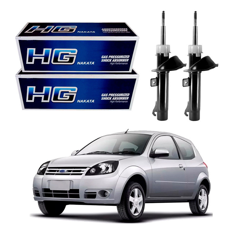 Par Amortecedor Dianteiro Nakata Ford Ka 1.0 1.6 2007 A 2011 em Oferta na Shopee