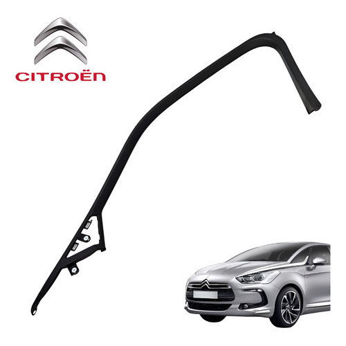 Friso Interno Porta Dianteira Direita Citroën Ds5 Thp 2014 - Preto