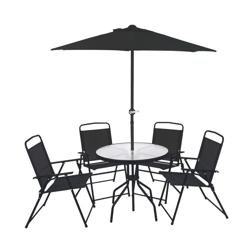 Conjunto Jardim Toronto Com Mesa Guarda-sol e Cadeiras Mor em Oferta na Shopee