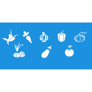 Stencil legumes pequenos, estêncil lavável, pintura em tecido, pano de prato artes frutinhas em Oferta na Shopee
