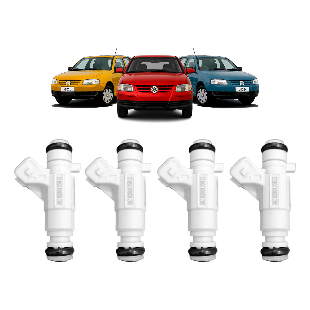 4x Bicos Injetores Gol G2 Special G3 1.0mi 8v 0280155812